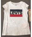 Camiseta Niña Blanca Colección Verano 2021 de Levi's